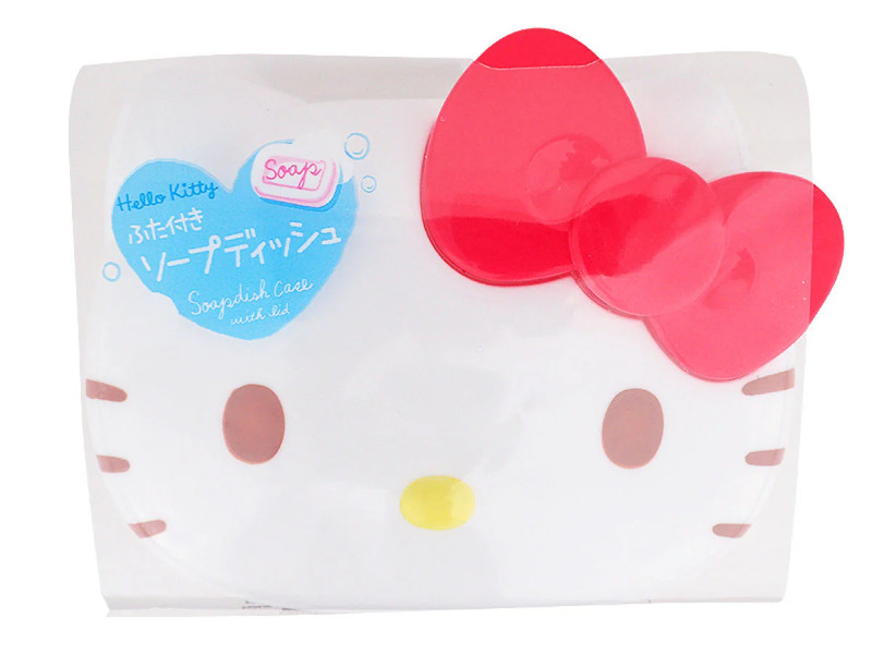 フタ付きソープディッシュ　キティ　ダイカット